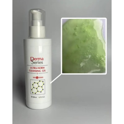 DERMA SERIES Нормалізуючий гель для очищення ULTRA-NORM CLEANSING GEL, 200 мл