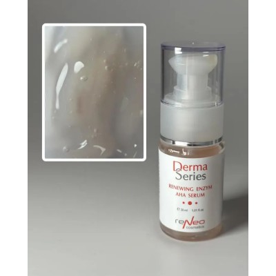 DERMA SERIES Ензимна регенеруюча сироватка з АНА-кислотами RENEWING ENZYM AHA SERUM, 30 мл