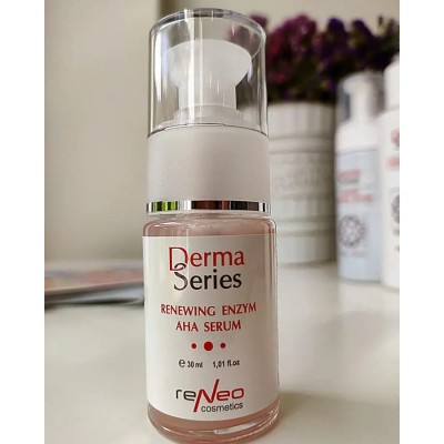 DERMA SERIES Ензимна регенеруюча сироватка з АНА-кислотами RENEWING ENZYM AHA SERUM, 30 мл