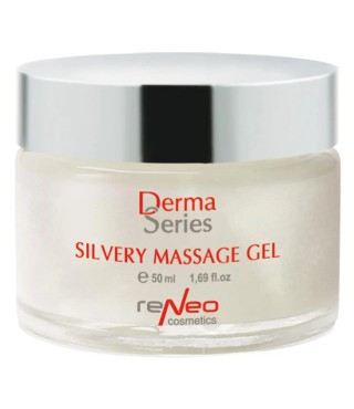 DERMA SERIES Масажний гель для обличчя SILVERY MASSAGE GEL, 50 мл