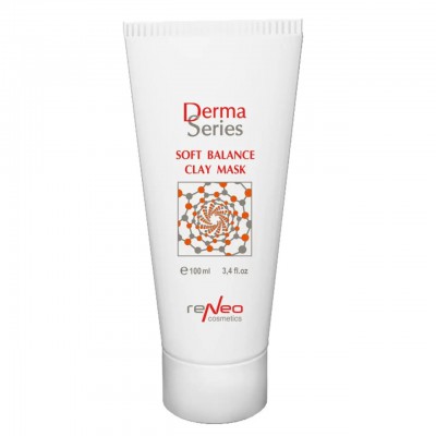 DERMA SERIES Живильна балансуюча маска з освітлюючою та пом’якшувальною дією SOFT BALANS CLAY MASK, 100 мл