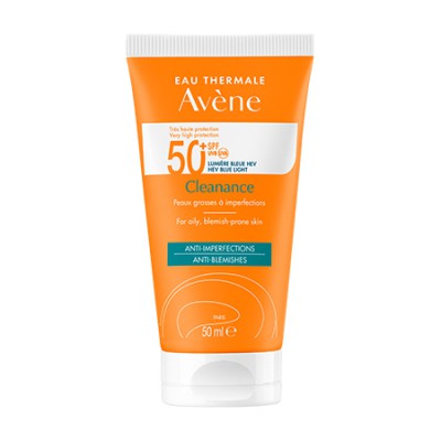 Авен Сонцезахисна Матуюча Емульсія Клінанс для проблемної шкіри  SPF 50+ Avene Cleanance Solaire SPF 50+, 50 мл