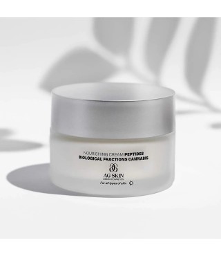 AG Skin Поживний крем з пептидами та біологічними фракціями канабісу Nourishing cream cannabis biological fractions, 50 мл