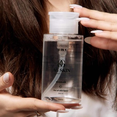 AG Skin Тонік з пребіотиками 3 в 1 PREBIOTIC TONER 3-IN-1, 200 мл