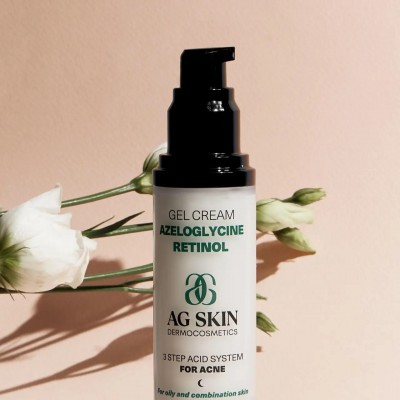 AG Skin Гель-крем з азелогліцином та ретинолом Gel cream azeloglycine retinol, 50 мл