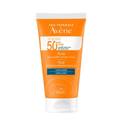 Авен Солнцезахисний  Флюїд  SPF 50+ Avene Fluide very high protection SPF 50+, 50 мл