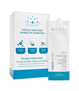 ANESI LAB Освіжаюча та відновлююча гель-крем-маска 3D-AQUA VITAL VIDALYS MASK, 10х20 мл