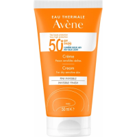 Авен Сонцезахисний Крем SPF 50 для сухої та чутливої шкіри Avene Crème very high protection spf 50+, 50 мл