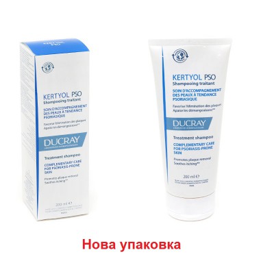 Дюкре Кертіол PSO шампунь від псоріазу Ducray Kertyol P.S.O. Shampoo 200 мл