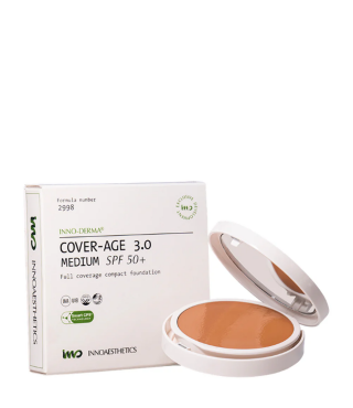 Innoaesthetics Крем-пудра SPF 50+ та HEVL зі середім тоном EPIGEN COVERAGE 3.0 MEDIUM SPF 50+, 14г