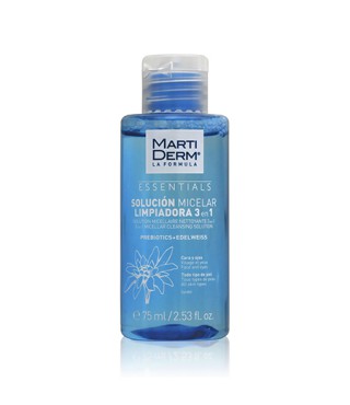 Martiderm Очищуючий міцелярний розчин 3-в-1 MartiDerm Essentials Micellar Cleansing Solution 3 in 1, 75 мл