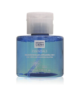 Martiderm Очищуючий міцелярний розчин 3-в-1 MartiDerm Essentials Micellar Cleansing Solution 3 in 1, 300 мл