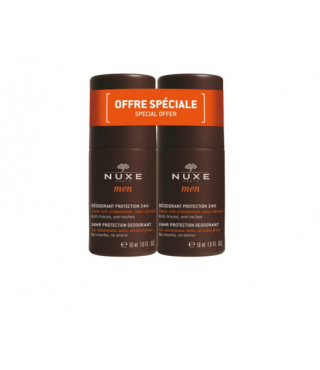 Nuxe Мен ДУО кульковий дезодорант для чоловіків Nuxe Men Deodorant, 50 мл 2 шт