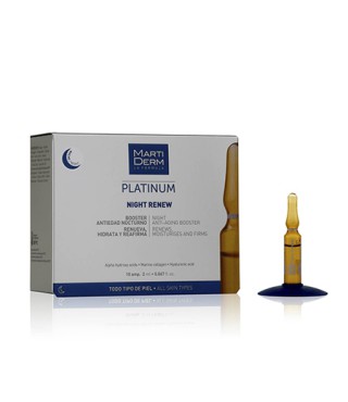 Martiderm Платинум Найт Ренью Нічний Бустер Martiderm Platinum Night Renew, 10 ампул