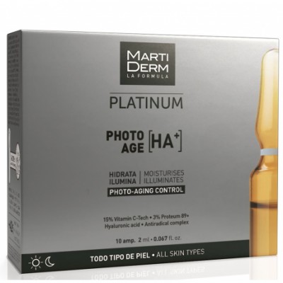 МартіДерм Платінум Фото-Ейдж HA+ ампули Martiderm Platinum Photo-Age HA+,  10 шт
