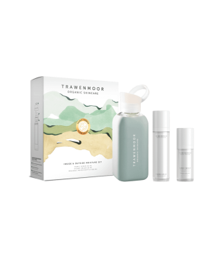 Trawenmoor Засоби для зволоження шкіри + Drink Bottle INSIDE & OUTSIDE MOISTURE SET