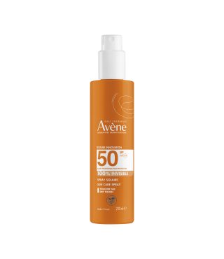 Авен Сонцезахисний спрей Невидимий фініш Avene Eau Thermale Sun Very High Protection Spray SPF50 200 мл