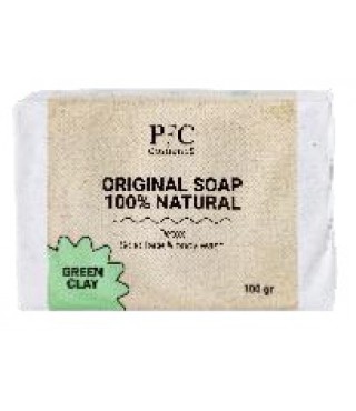 PFC Cosmetics Детокс-мило із зеленою глиною ORIGINAL SOAP GREEN CLAY, 100г