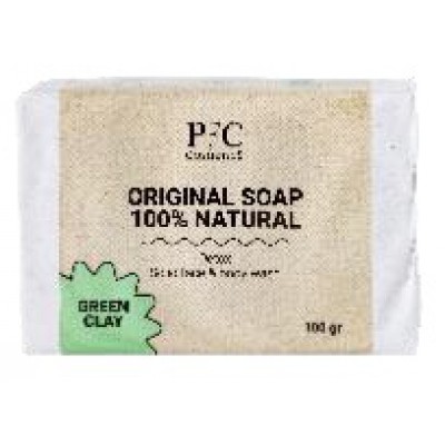 PFC Cosmetics Детокс-мило із зеленою глиною ORIGINAL SOAP GREEN CLAY, 100г