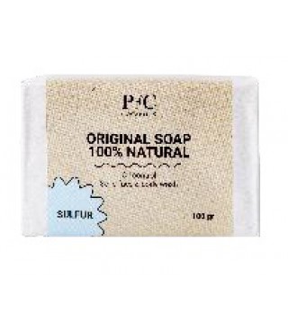 PFC Cosmetics Сірчане мило для балансу шкіри ORIGINAL SOAP SULFUR, 100г