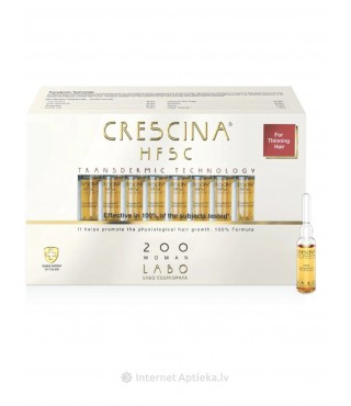 Crescina Засіб для росту волосся для жінок HFSC Transdermic 200, 20 ампул