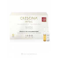 Crescina Засіб для росту та проти випадіння волосся для чоловіків HFSC Transdermic Complete Treatment 1300, 10+10 ампул