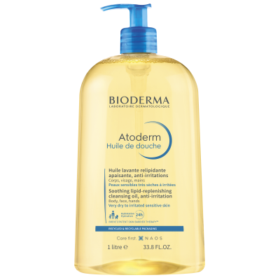 Біодерма Атодерм Масло для душу ультрапоживне Bioderma Atoderm Huile de douche 1 літр
