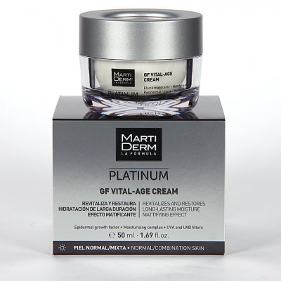 Мартідерм крем для нормальної та комбінованої шкіри Martiderm Platinum GF Vital-Age Cream Normal Combination Skin, 50 мл