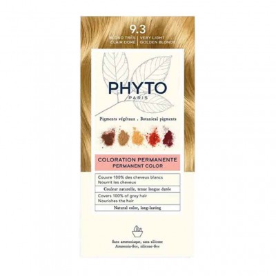 Фіто Фітоколор крем-фарба 9.3 Дуже світлий Золотистий блондин Phytocolor 9.3 Very Light Golden Blonde