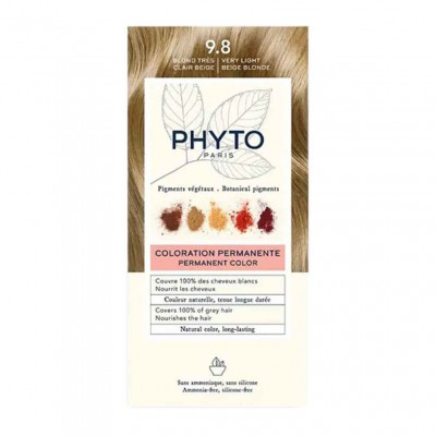 Фіто Фітоколор крем-фарба 9.8 Бежевий Блондин Phyto Phytocolor  9.8 Very Fair Beige Blond