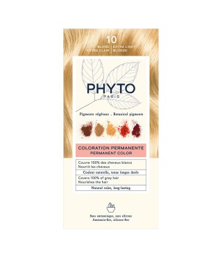 Фіто Фітоколор крем-фарба 10 екстра світлий блондин Phyto PhytoColor Permanent Color 10 Extra Light Blonde