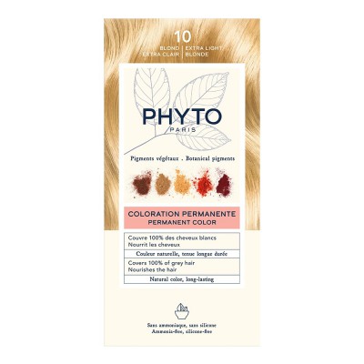 Фіто Фітоколор крем-фарба 10 екстра світлий блондин Phyto PhytoColor Permanent Color 10 Extra Light Blonde