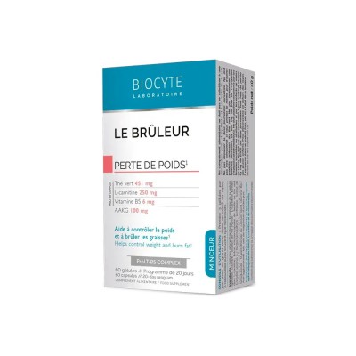 Biocyte Спалює жири і сприяє схудненню LE BRULEUR, 60 капсул