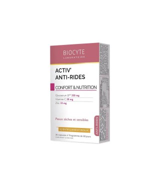 Biocyte Формула з керамідами для зменшення зморщок Activ Anti Rides, 30 капсул