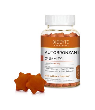 Biocyte Автозасмага без впливу сонця AUTOBRONZANT GUMMIES, 60 цукерок