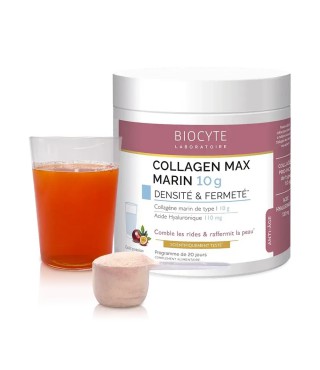Biocyte Бустер, морський колаген 10 г із ГК, COLLAGEN MAX 10g Marin, 220г