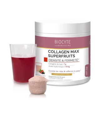 Biocyte Бустер, колаген 7 г + ГК + вітаміни Collagen Max Superfruits, 260г