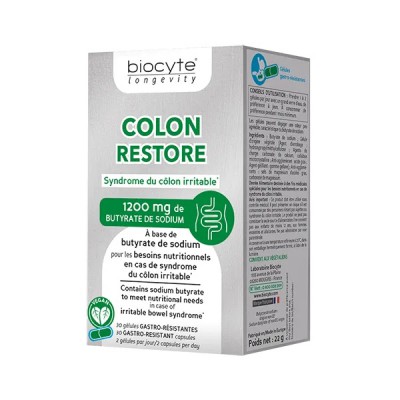 Biocyte Для людей із синдромом подразненого кишечника Colon Restore, 30 капсул