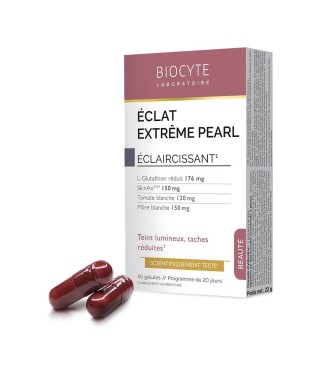 Biocyte Зменшує почервоніння шкіри та гіперпігментацію ECLAT EXTREME PEARL, 40 капсул