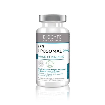 Biocyte Боротьба зі залізодефіцитною анемією Fe Fer Liposomal, 30 капсул