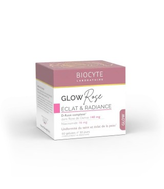 Biocyte Для ідеального кольору обличчя GLOW ROSE, 60 капсул