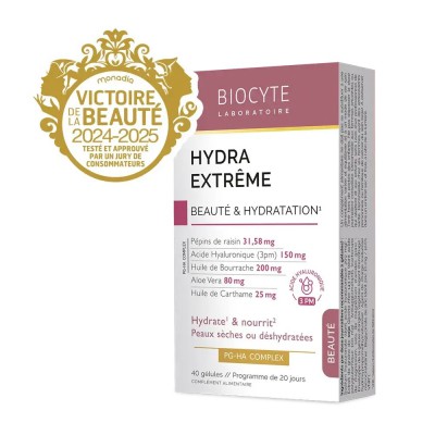 Biocyte Ультразволоження, антиоксидант Hydra Extreme, 40 капсул
