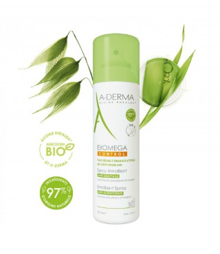 А-Дерма Cпрей- емолент для сухої та атопічної шкіри A-Derma Exomega control emollient spray 200 мл