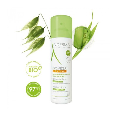 А-Дерма Cпрей- емолент для сухої та атопічної шкіри A-Derma Exomega control emollient spray 200 мл