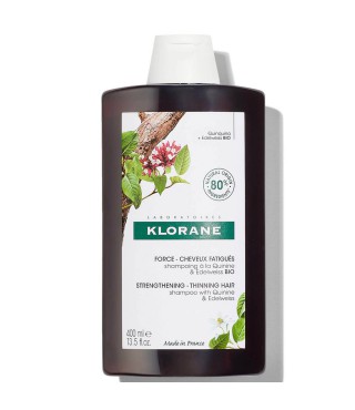 Клоран Хінін та Едельвейс Шампунь від випадіння волосся Біо Klorane Shampooing a la Quinine & Edelweiss BIO, 400 мл