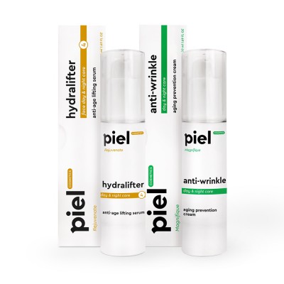 Piel Комплекс косметики: Корекція перших зморшок та продовження молодості MAGNIFIQUE/ REJUVENATE, 50мл+50мл