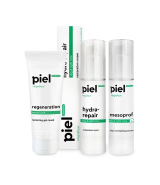 Piel Комплекс косметики: Зволоження та відновлення для тьмяної шкіри MAGNIFIQUE, 75 мл+50мл+50мл