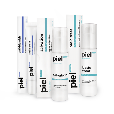 Piel Базовий комплекс для відновлення проблемної шкіри Pure Salvation, 25 мл+50мл+50мл