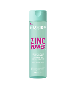 Nuxe Нюкс Цинк Пауер Лосьон очищуючий для шкіри схильної до акне Nuxe Zinc power Purifying spot control toner, 200 мл