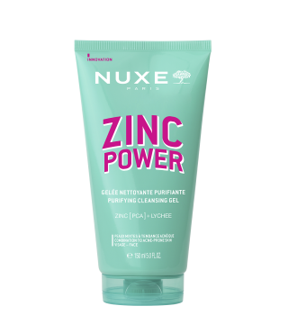 Nuxe Нюкс Цинк Пауер гель для вмивання шкіри схильної до акне Nuxe Zinc power Purifying gel, 150 мл